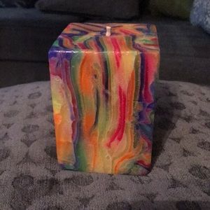 Multi colored candle!